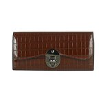 Women's Wallet Factory - OEM PU Simple Stripe Large Capacity Wallet