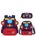 Children Backpack Factory - OEM Cartoon 3-Piece Set Pull Rod Bag