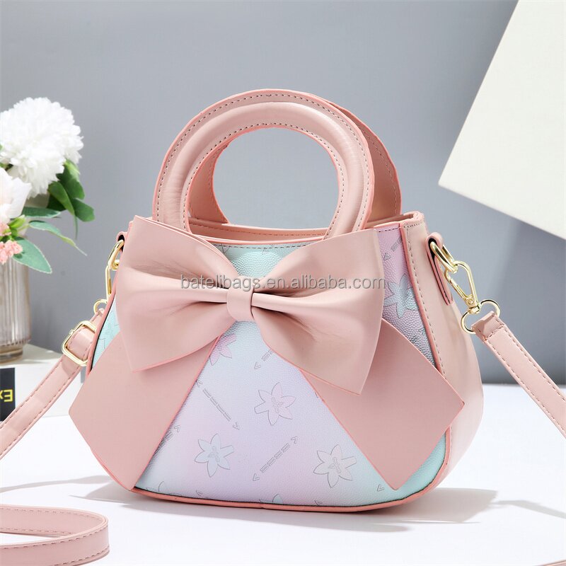 Women Crossbody Bag Factory - OEM Summer Bow Gradient Color Bag