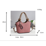 Women's Handbag Factory - OEM Solid Color Pattern Grand Occasion Bag