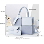 Women's Handbag Factory - OEM 3-Piece Set Large Capacity Casual Bag
