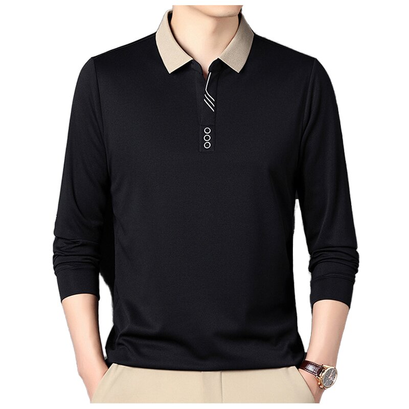 Shirt Factory - OEM/ODM Breathable Long Sleeve Lapel Pullover Shirt