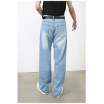 Jeans Factory - OEM/ODM Custom Men's Distressed Baggy Wide Leg Jeans