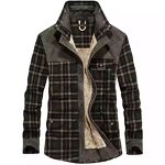 Shirt Manufacturer - OEM/ODM High Quality Men's Winter Plaid Fleece Shirt