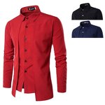 Shirt Factory - OEM/ODM Men's Anti-Wrinkle Satin Court Style Shirt