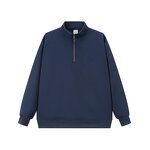 Sweatshirt Manufacturer - OEM/ODM Men's Solid Color 1/4 Zip Hoodies