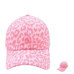 Baseball Cap Supplier - OEM/ODM Women's Leopard Printed Ponytail Trucker Hat