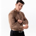 Shirt Manufacturer - OEM/ODM Long Sleeve Business Casual Striped