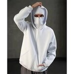 Jacket Factory - OEM/ODM Full Zipper Retro Ninja Mask Hooded Sweatshirt