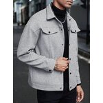 Coat Manufacturer - OEM/ODM Men's Business Casual Turn Down Collar