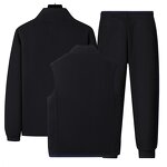 Sportswear Set Supplier - Factory Direct Men's 3-Piece Jacket Vest Set