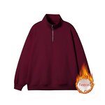 Hoodies Factory - OEM/ODM Custom 420g Quarter Zip Fleece Pullover