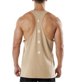 Tank Top Factory - OEM/ODM Custom Logo 95% Cotton Gym Singlet