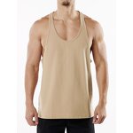 Tank Top Factory - OEM/ODM Custom Logo 95% Cotton Gym Singlet