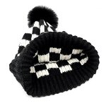 Beanie Hat Manufacturer - OEM/ODM Thick Plaid Jacquard Knit Cuff Hat