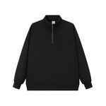 Sweatshirt Manufacturer - OEM/ODM Men's Solid Color 1/4 Zip Hoodies