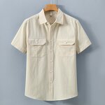Shirt Supplier - Factory Wholesale Men's Oversized Short Sleeve Shirts