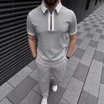 Polo Set Manufacturer - OEM/ODM Men's Short Sleeve Shirt Pants Set