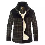 Shirt Manufacturer - OEM/ODM High Quality Men's Winter Plaid Fleece Shirt