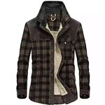 Shirt Manufacturer - OEM/ODM High Quality Men's Winter Plaid Fleece Shirt