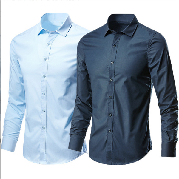 Dress Shirt Factory - OEM/ODM High Elastic Slim Fit Long Sleeve
