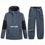 Ski Suit Set Factory - OEM/ODM Solid Windproof Waterproof Jacket Pants Set