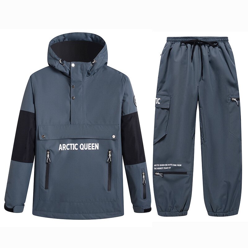 Ski Suit Set Factory - OEM/ODM Solid Windproof Waterproof Jacket Pants Set