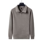 Hoodies Supplier - Factory Custom Winter Fleece Pullover Stand Collar