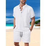 Summer Set Manufacturer - OEM/ODM Multi-Pocket Cargo T-Shirt Shorts Set