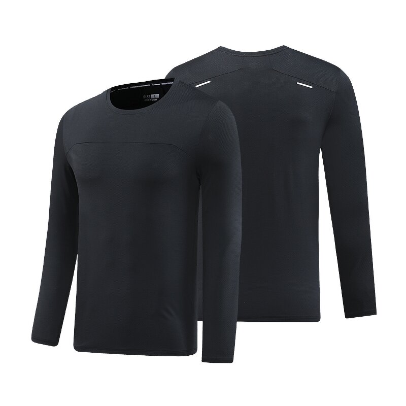 Sportswear Manufacturer - OEM/ODM Men's Long Sleeve Round Neck Tops
