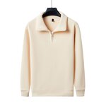 Hoodies Supplier - Factory Custom Winter Fleece Pullover Stand Collar