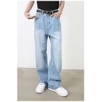 Jeans Factory - OEM/ODM Custom Men's Distressed Baggy Wide Leg Jeans