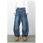 Jeans Supplier - OEM/ODM Vintage Streetwear Wide Leg Washed Jeans