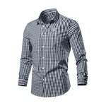 Shirt Manufacturer - OEM/ODM Men's Long-Sleeved Plaid Casual Shirt