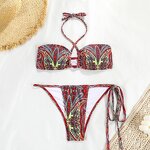 Bikini Set Factory - OEM/ODM Women's Triangle Bra Thong 2-Piece Set