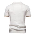 Polo Shirt Factory - OEM/ODM Men's Business Knitted Half Zip Polo