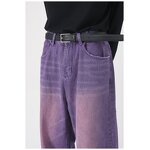 Jeans Factory - OEM/ODM Custom Men's Distressed Baggy Wide Leg Jeans