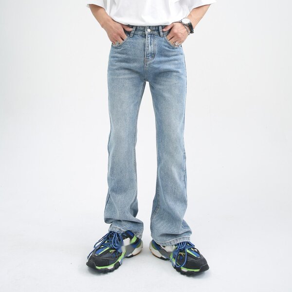 Jeans Manufacturer - OEM/ODM Japan Korea Style Vintage Flare Jeans