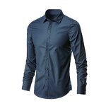 Dress Shirt Factory - OEM/ODM High Elastic Slim Fit Long Sleeve