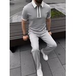 Polo Set Manufacturer - OEM/ODM Men's Short Sleeve Shirt Pants Set