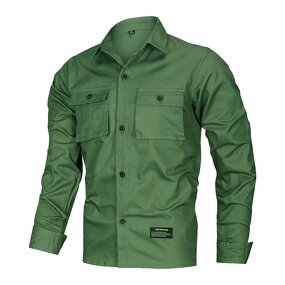 Flannel Shirt Supplier - Factory Wholesale Men's Long Sleeve Cargo Shirt