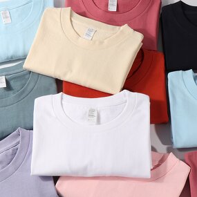 T-Shirt Supplier - Factory Wholesale 250G Blank Cotton T-Shirt