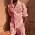 Corduroy Set Manufacturer - OEM/ODM Casual Ribbed Shirt Shorts Two Piece Set