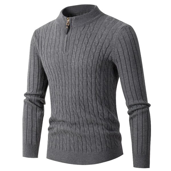 Sweater Manufacturer - OEM/ODM Men's Casual Winter Turtleneck Pullover