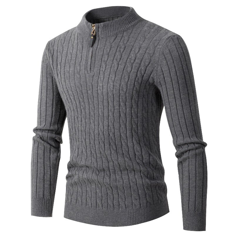 Sweater Manufacturer - OEM/ODM Men's Casual Winter Turtleneck Pullover