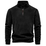 Hoodies Supplier - Factory Custom Stand Collar 1/4 Zip Pullover