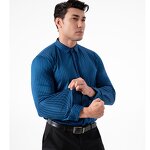 Shirt Manufacturer - OEM/ODM Long Sleeve Business Casual Striped