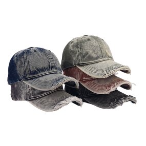Baseball Cap Manufacturer - OEM/ODM Wholesale Plaid Denim Letter Pattern Hat