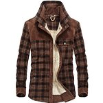 Shirt Manufacturer - OEM/ODM High Quality Men's Winter Plaid Fleece Shirt