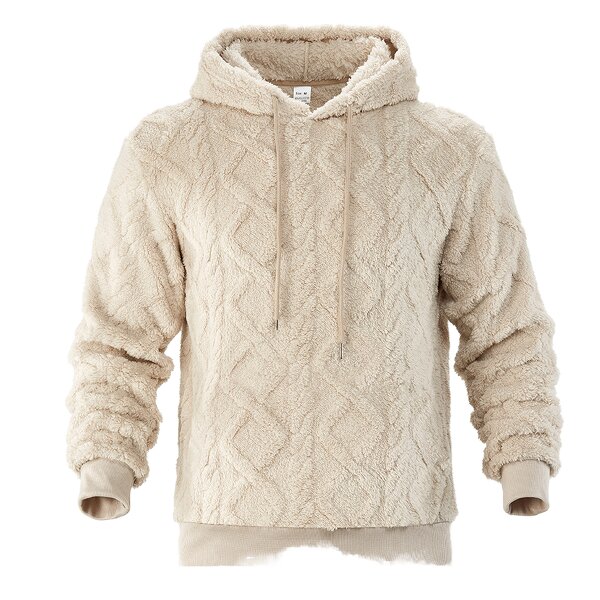 Sweatshirt Manufacturer - OEM/ODM Men's Double-sided Fleece Hooded Pullover